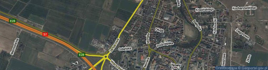 Zdjęcie satelitarne Jaśminowa ul.